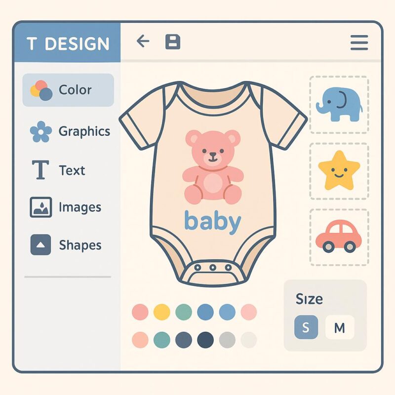 Baby product designer tool